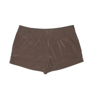 Express Brown Pleated Casual Shorts Women's Size 4